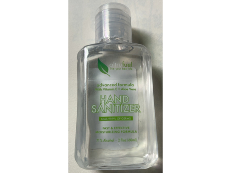 Altrufuel Hand Sanitizer with Vitamin E & Aloe Vera, 2 fl oz/60 mL