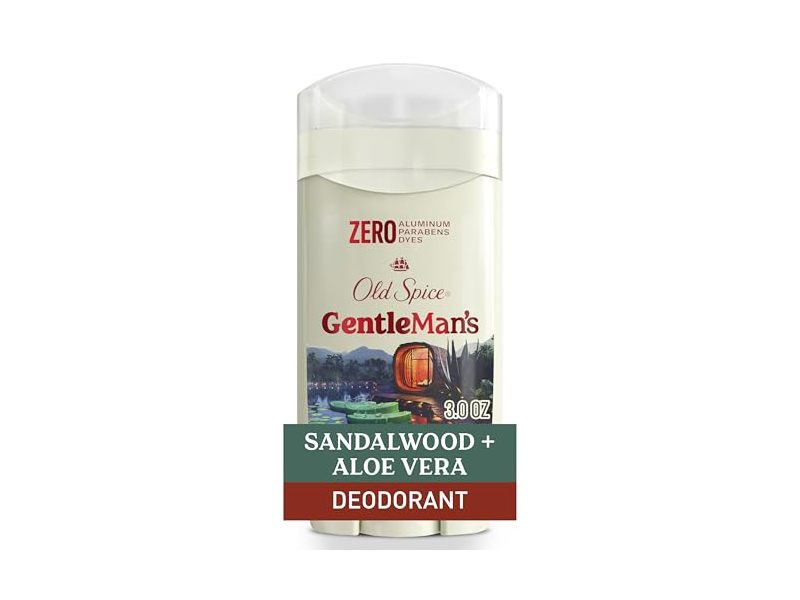 Old Spice GentleMan's Deodorant, Sandalwood + Aloe Vera, 3 oz/85 g