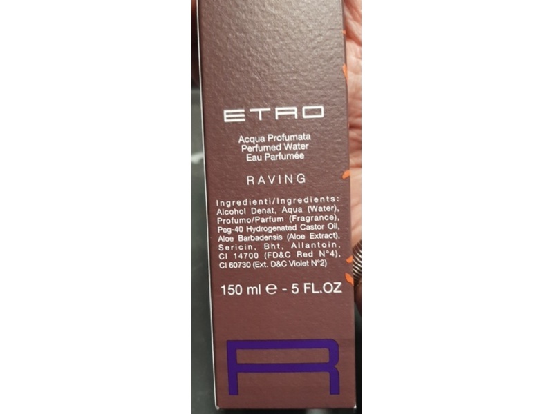 Etro Perfumed Water, Raving, 5 fl oz/150 mL