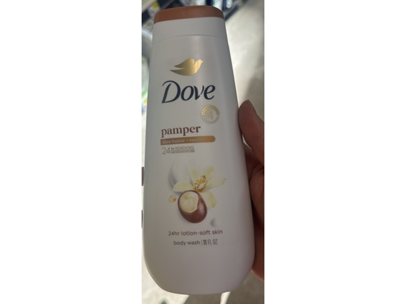 Dove Pamper Body Wash, Shea Butter + Vanilla, 11 fl oz