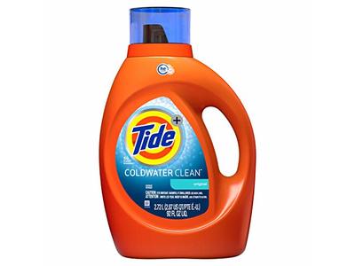 Tide Coldwater Clean Liquid Laundry Detergent, Original, 59 Loads, 92 fl oz/2.72 L