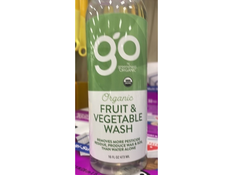 Green Shield Organic Go Organic Fruit & Vegetable Wash, 16 fl oz/473 mL