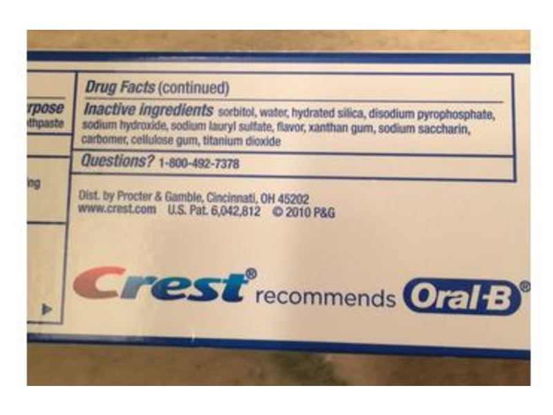 Crest Fluoride Toothpaste, Cool Mint, 8.2 fl oz/232 g