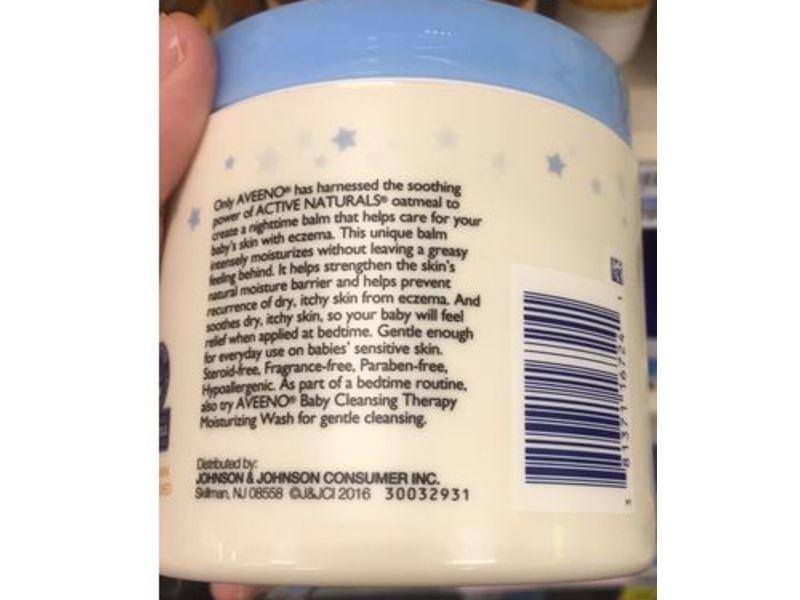 Aveeno Baby Eczema Therapy Nighttime Balm, 11 oz/312 g