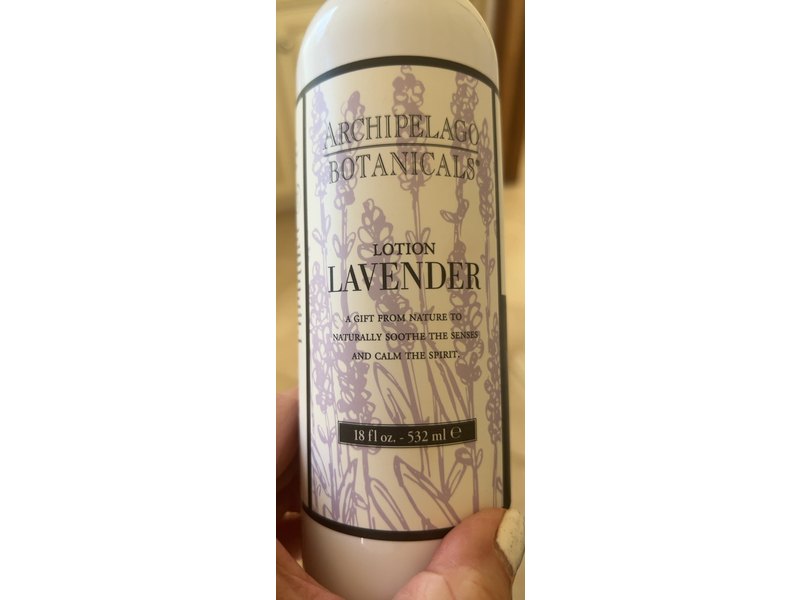 Archipelago Botanicals Body Lotion, Lavender, 18 fl oz/532 mL
