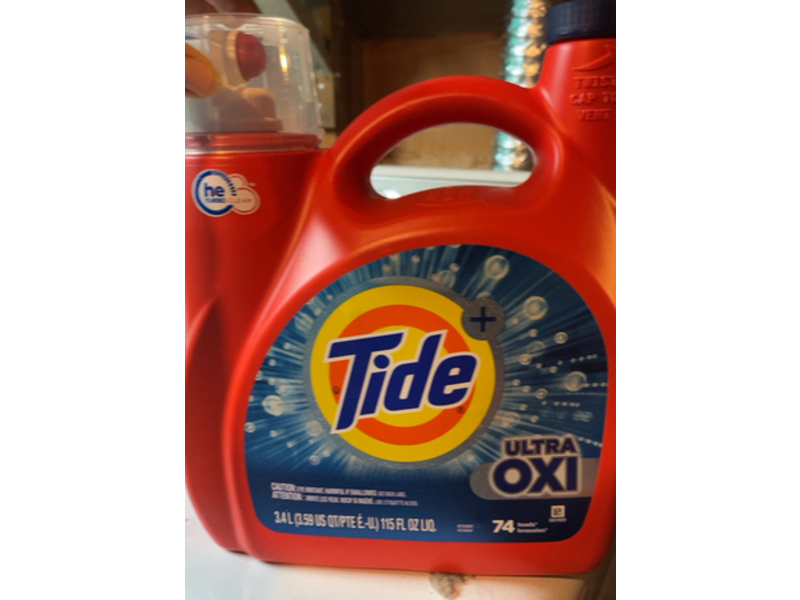 Tide Plus Ultra OXI Laundry Detergent, 74 Loads, 115 fl oz/3.4 L