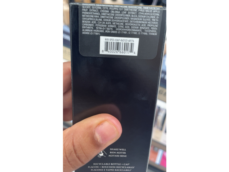 KVD Good Apple, Full Coverage Serum Foundation, Tan 60, 1.01 fl oz/30 mL