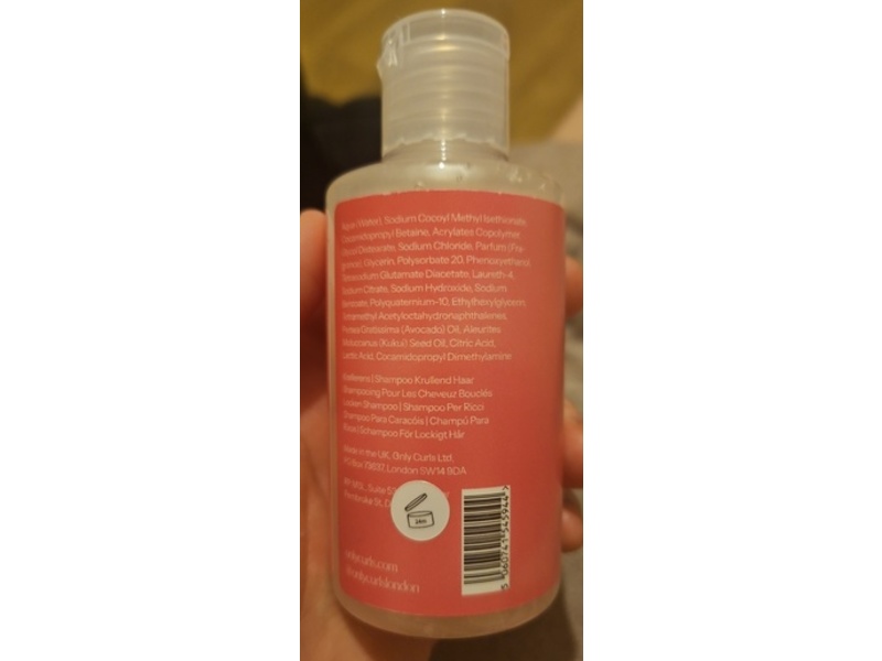 Only Curls All Curl Cleanser, Berry Blossom, 3.4 fl oz/100 mL