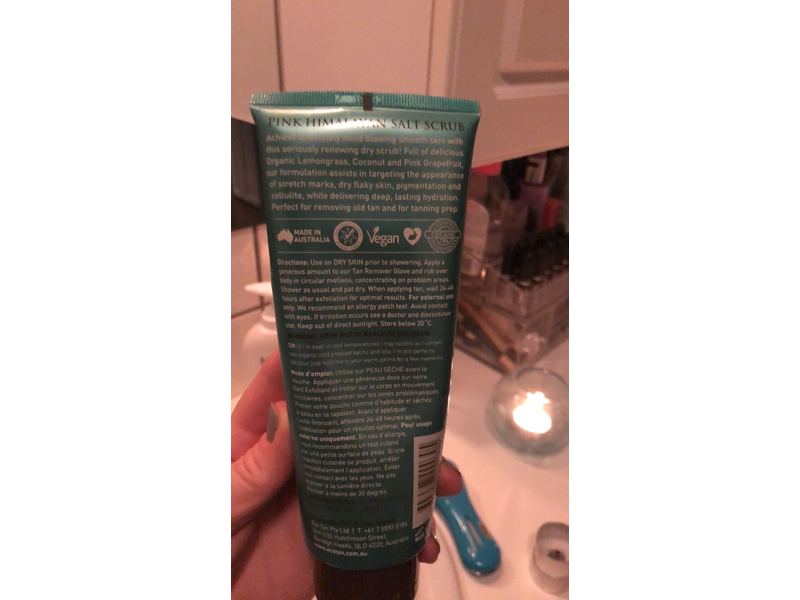 Eco by Sonya Driver Pink Himalayan Salt Scrub Exfoliant, 250 mL/8.45 fl oz