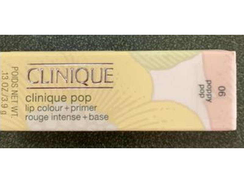 Clinique Pop Lip Color + Primer, No. 06 Poppy Pop, 0.13 oz/3.9 g