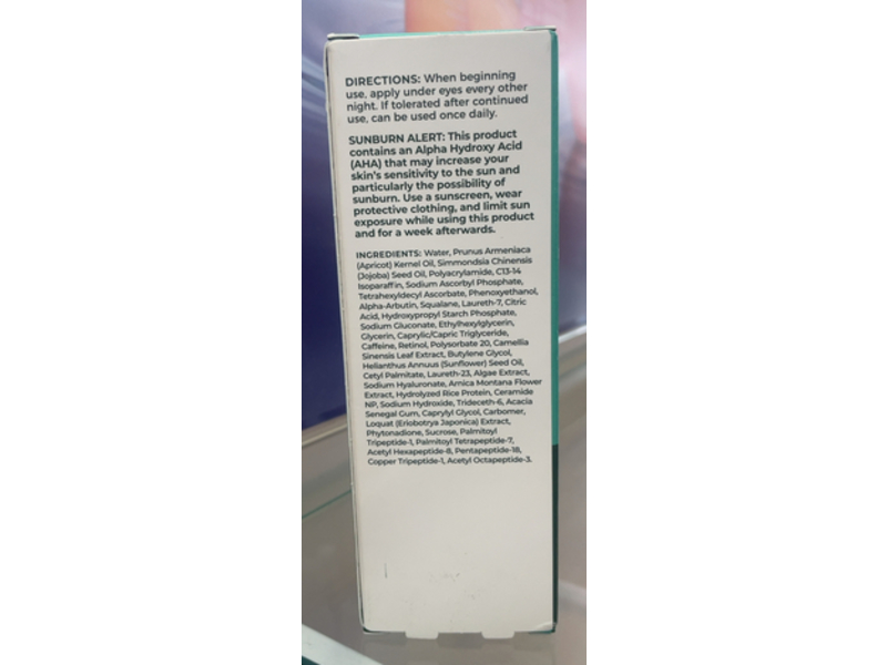 Urban Skin Rx Dark Circle Vitaleyes Treatment, Vitamin C & Retinol + Caffeine, 0.5 fl oz/15 mL