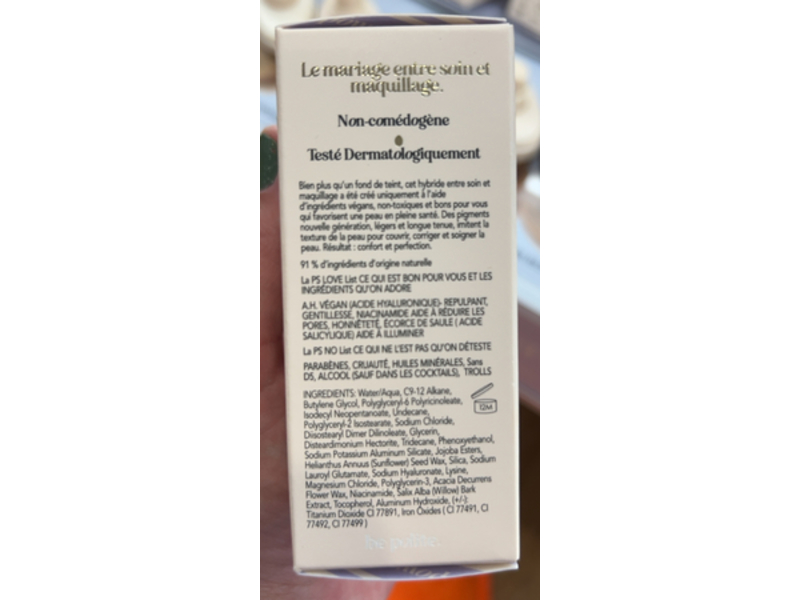 Polite Society More Than A Pretty Face Skin-Caring Foundation, Very Fair Warm, 1 fl oz/30 mL