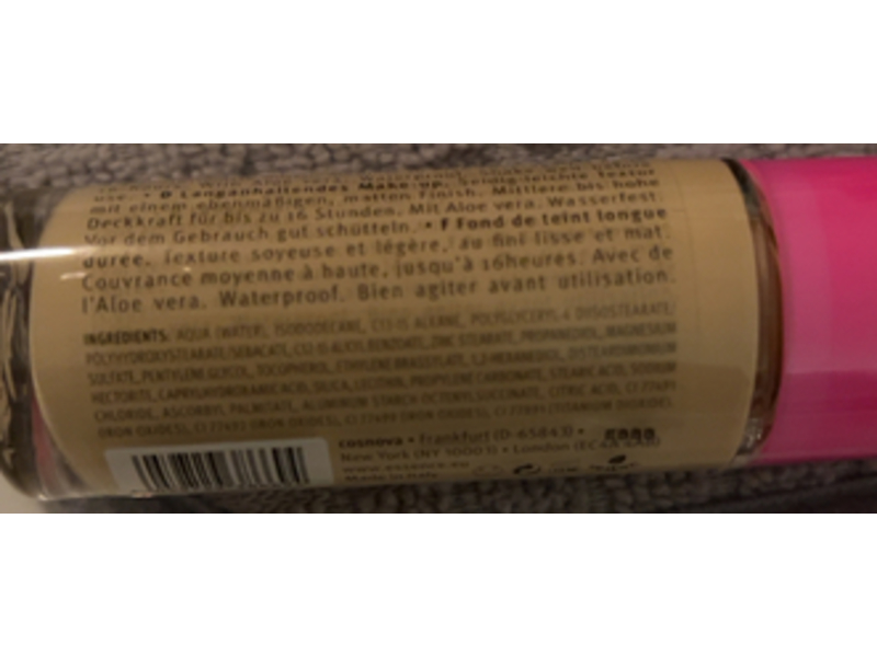 Essence Keep Me Covered Long-Lasting Foundation, Warm Shell 70, 1.01 fl oz/30 mL