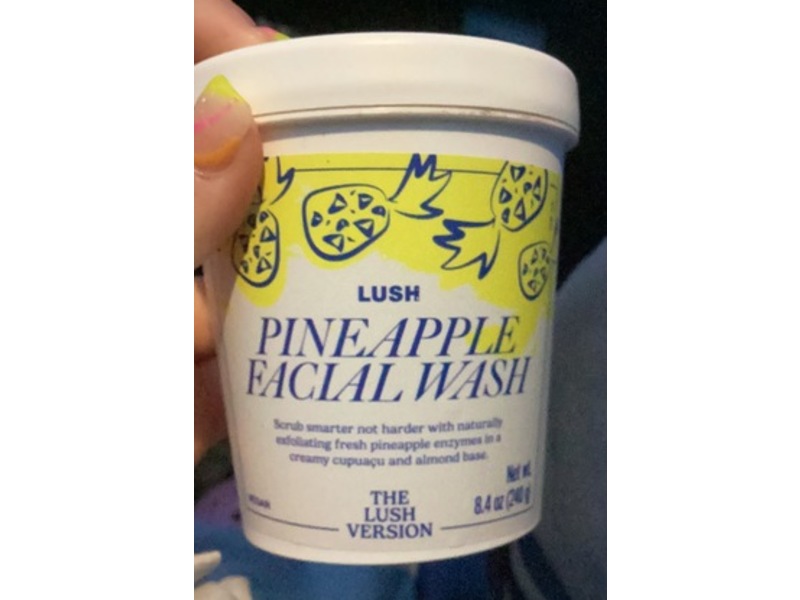 Lush Facial Wash, Pineapple, 8.4 fl oz/240 g