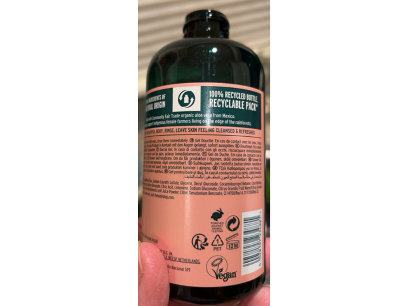 The Body Shop Shower Gel, Pink Grapefruit, 8.4 fl oz/250 mL