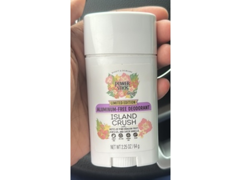 Power Stick Aluminum-free Deodorant, Island Crush, 2.25 fl oz/64 g
