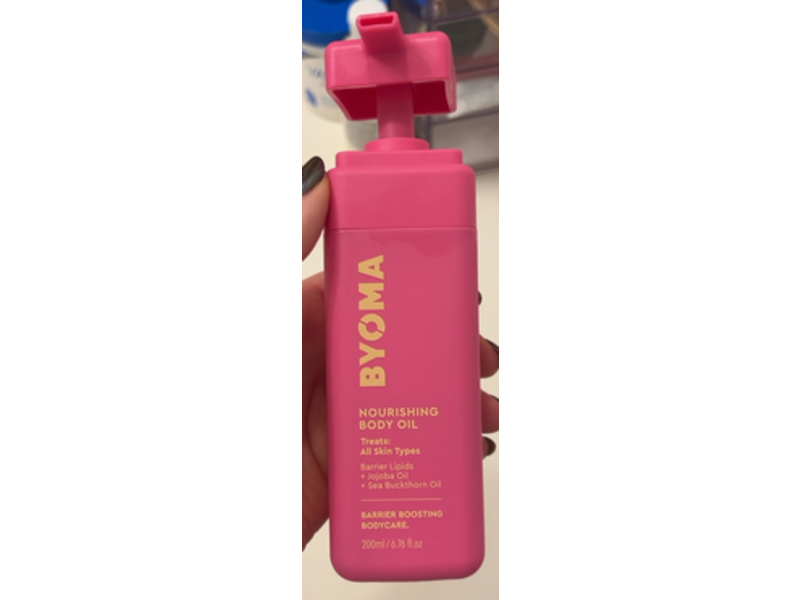 Byoma Nourishing Body Oil, Barrier Lipids + Jojoba Oil + Sea Buckthorn Oil, 6.76 fl oz/200 mL