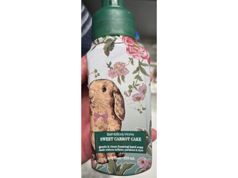 Bath & Body Works Foaming Hand Soap, Sweet Carrot Cake, 8.75 fl oz/259 mL, Pack Of 2