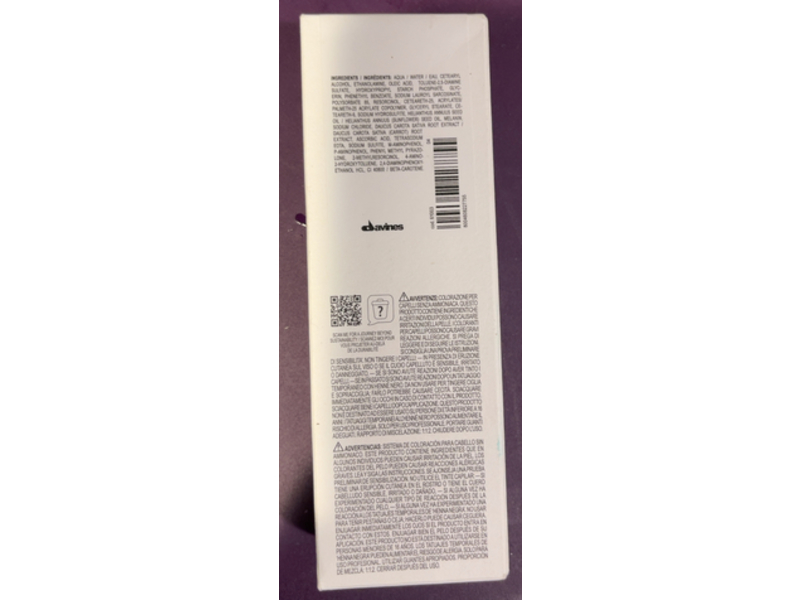 Davines A New Colour Hair Dye, Carotenoids & Melanin, 4.0 Medium Brown, 2.03 fl oz/60 mL