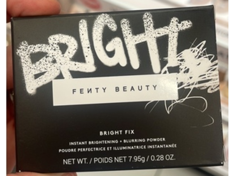 Fenty Beauty Bright Fix Instant Brightening + Blurring Powder, Rose Quartz, 0.28 oz/7.95 g