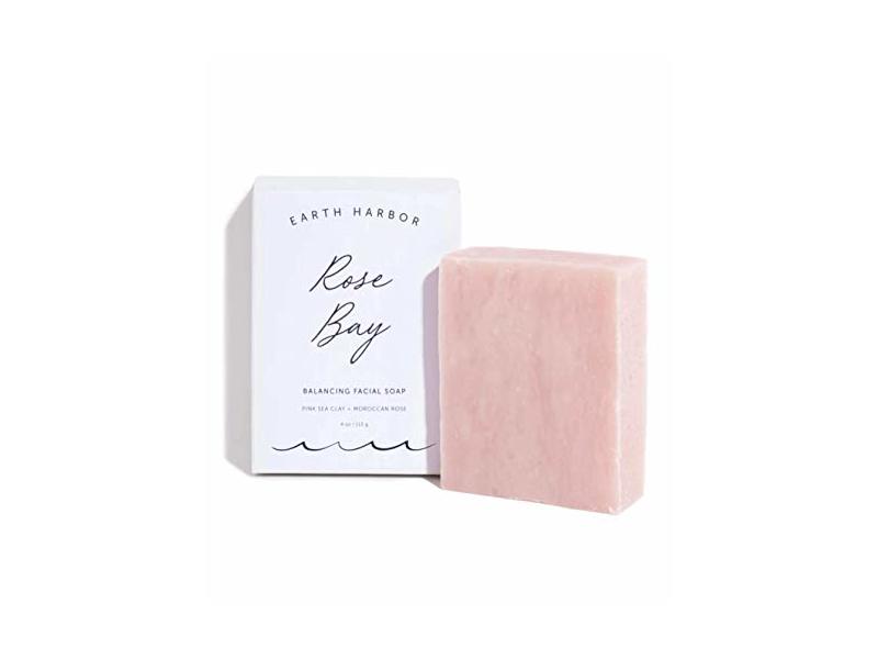 Earth Harbor Balancing Facial Soap, Rose Bay, 4 fl oz/113 g