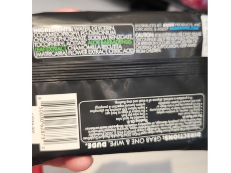 Dude Flushable Wipes, Fragrance Free, 10 Count