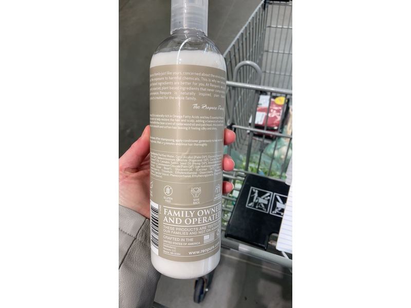 Renpure Restorative Hemp Oil Conditioner, 19 fl oz (561 ml)