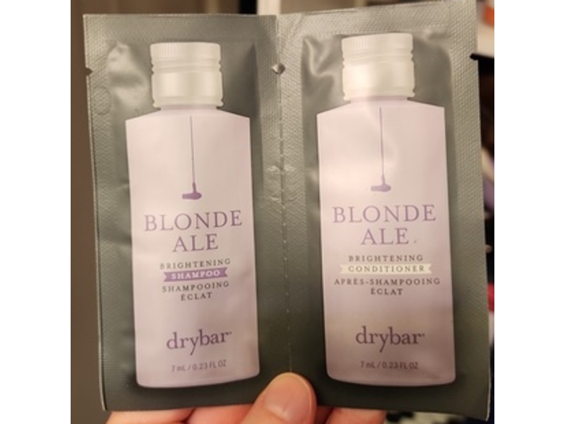 Drybar Blonde Ale Brightening Shampoo & Conditioner Set, 0.23 fl oz/7 mL