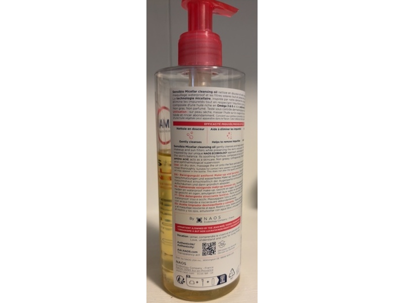 Bioderma Sensibio Micellar Cleansing Oil, 10.1 fl oz/300 mL
