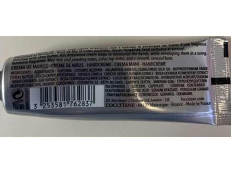 L'occitane En Provence Hand Cream, Arlésienne Velvet, 1 oz/30 mL