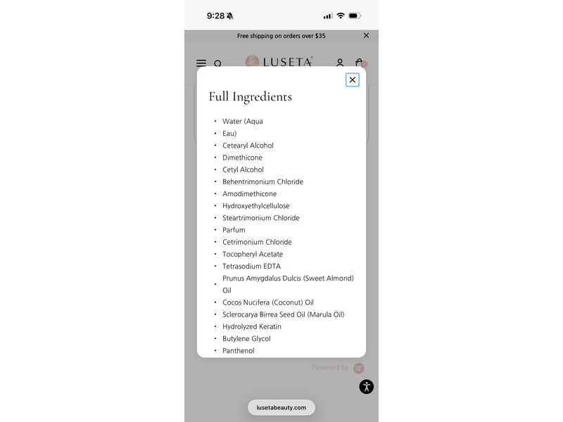 Luseta Hair Mask, Coconut Milk, 16.9 fl oz/500 mL