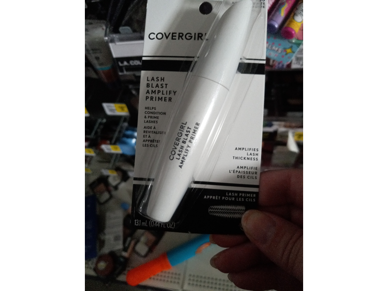 CoverGirl Lash Blast Amplify Eyelash Primer, 780 Neutral White, 0.44 fl oz/13.1mL