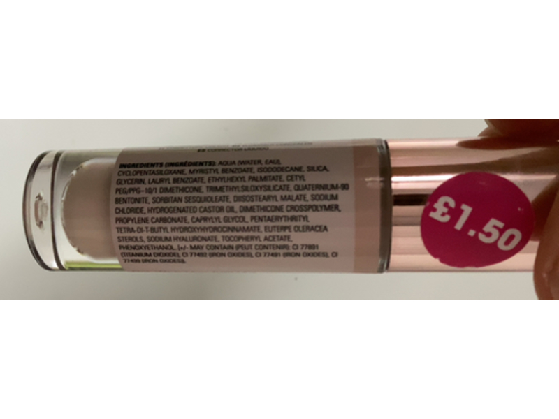 Revolution Makeup Revolution London Conceal & Hydrate Liquid Concealer, C0.5, 0.14 oz/4 g