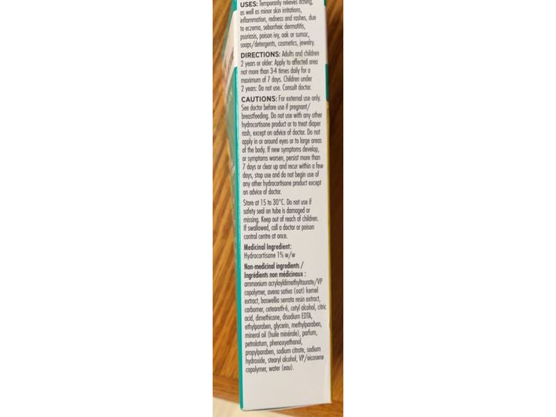 Polysporin 1% Hydrocortisone Anti-Itch Cream, Dual Action Formula, 28 g