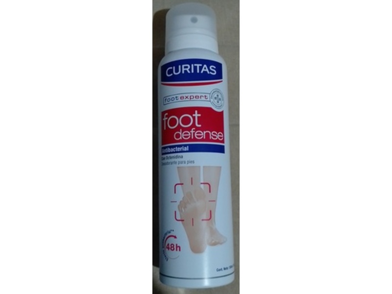 Curitas Foot Defense Antibacterial Foot Deodorant, 150 mL