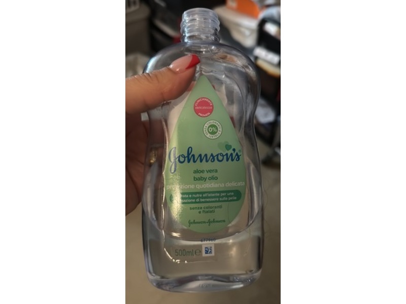 Johnson's Baby Oil, Aloe Vera, 500 mL