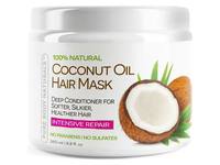 Pure Body Naturals Coconut Oil Hair Mask, 8.8 fl oz - Image 2