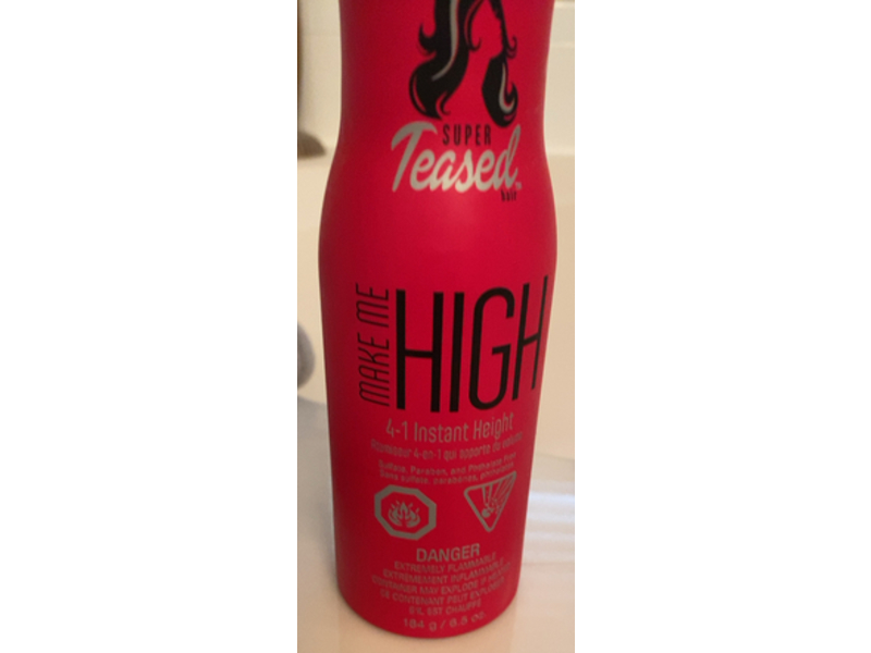 Super Teased Hair 4 in 1 Make Me High Hair Spray, 6.5 oz/184 g