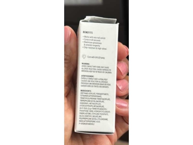 Londontown GelShift Transformative Top Coat, 0.4 fl oz/12 mL