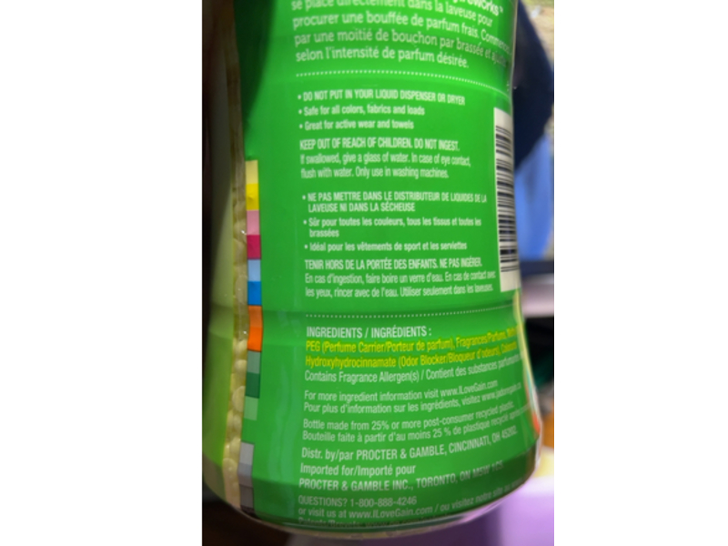 Gain Fireworks In - Wash Scent Booster Beads, Original, 12.2 oz/345 g