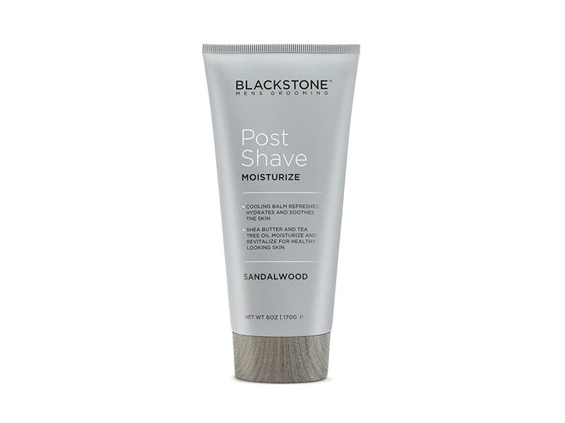 Blackstone Men's Grooming Post Shave Moisturize, Sandalwood, 6 oz/170 g