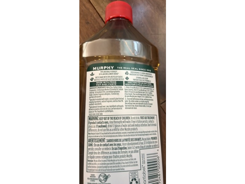 Murphy Concentrated Wood Cleaner, 16 fl oz/475 mL