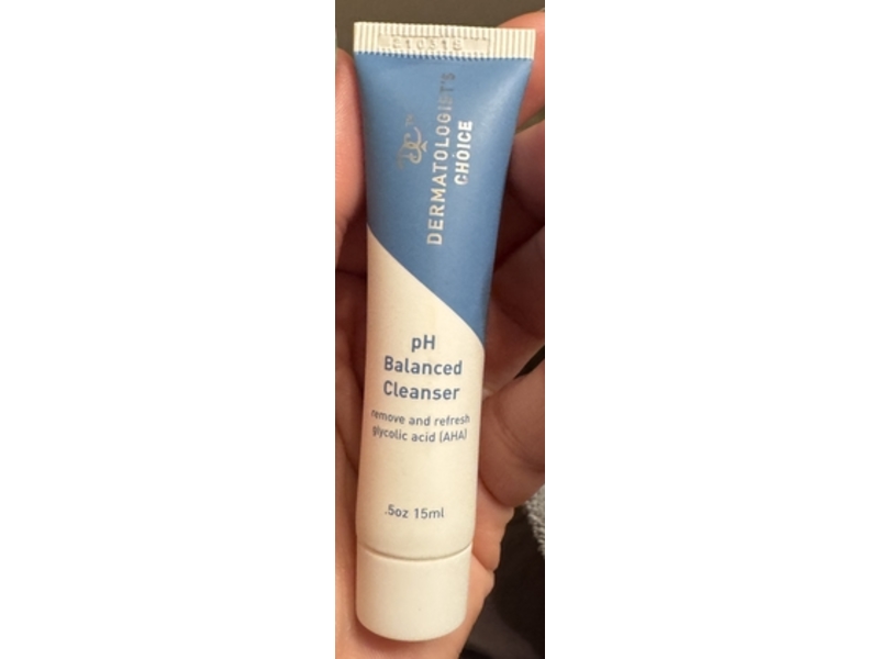 Dermatologist’s Choice pH Balanced Cleanser, Glycolic Acid (AHA), 0.5 oz/15 mL