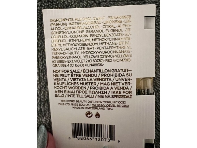 Tom Ford Costa Azzurra Eau De Parfum Spray, 0.05 fl oz/1.5 mL