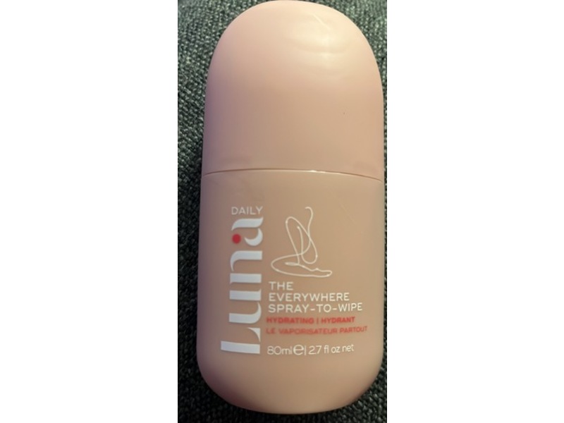 Daily Luna The Everywhere Hydrating Spray-To-Wipe, 2.7 fl oz/80 mL