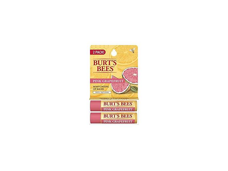 Burt's Bees Lip Balm, Pink Grapefruit, .15z Ingredients and Reviews