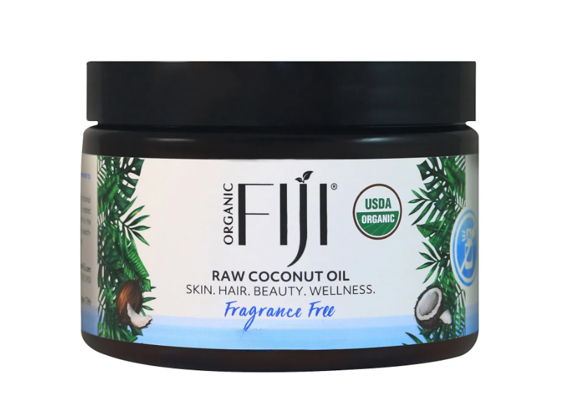 Organic Fiji Raw Coconut Oil, Fragrance Free, 3 fl oz/89 mL