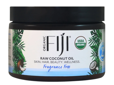Organic Fiji Raw Coconut Oil, Fragrance Free, 3 fl oz/89 mL