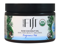 Organic Fiji Raw Coconut Oil, Fragrance Free, 3 fl oz/89 mL - thumbnail 1