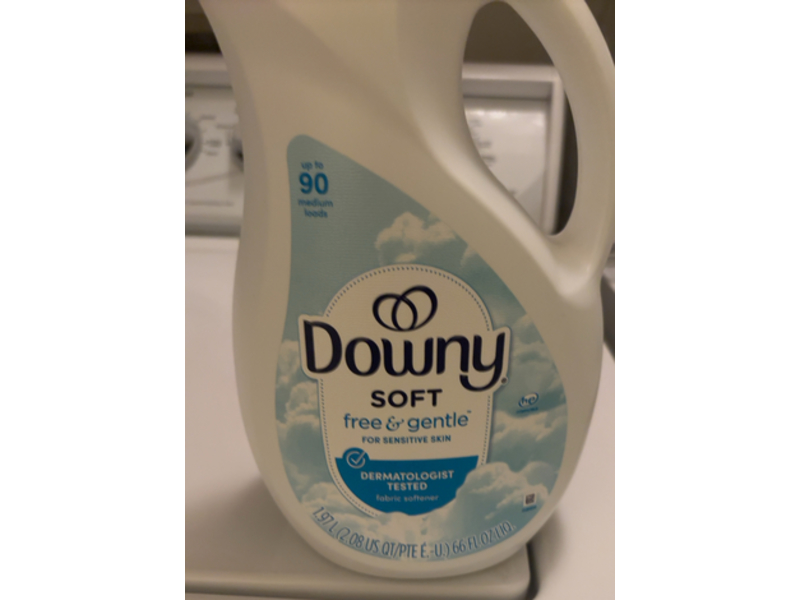 Downy Soft Fabric Softener, Free & Gentle, 66 fl oz/1.97 L